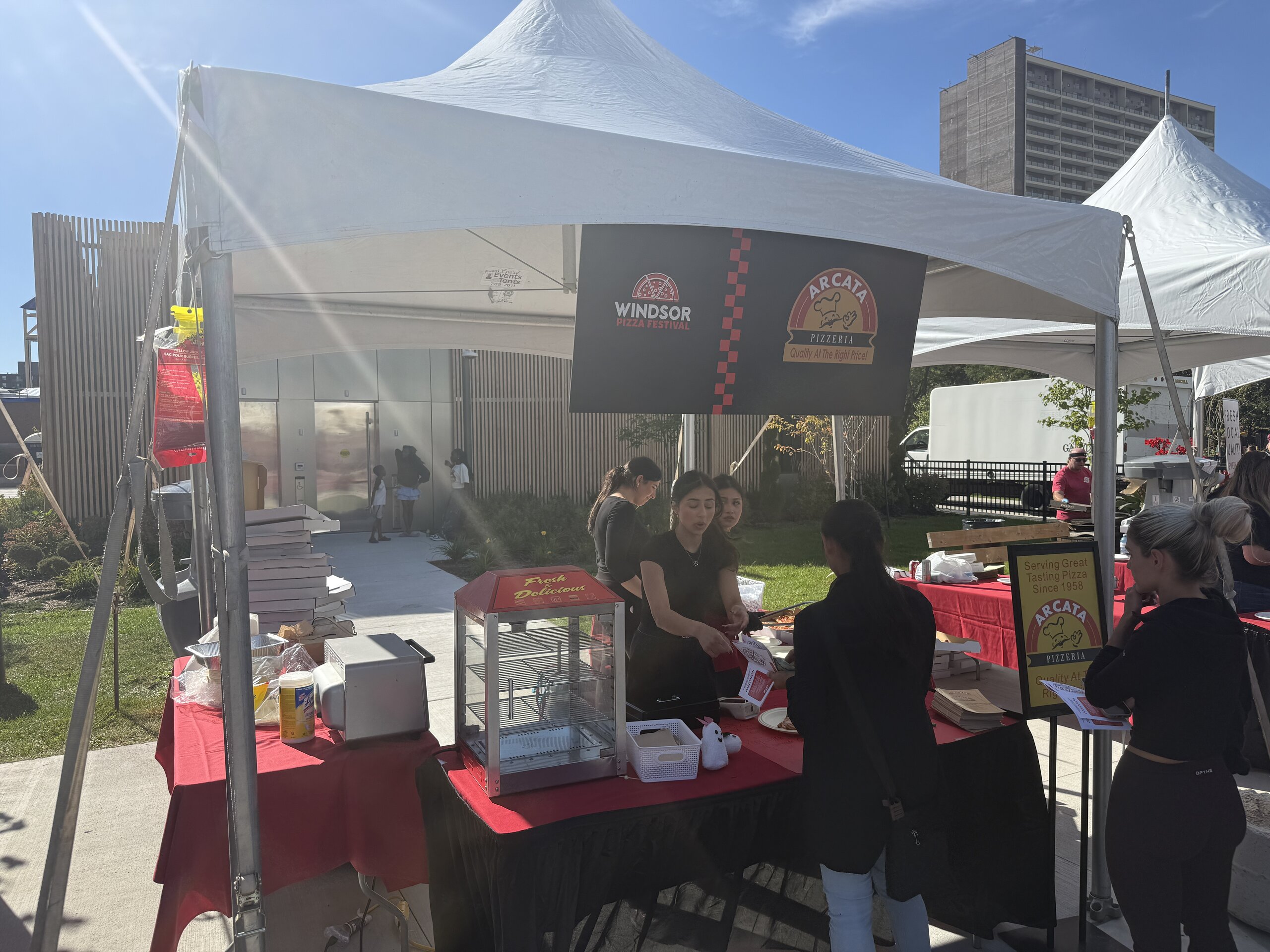 Arcata Pizzeria tent at the Windsor Pizza Festival 2026