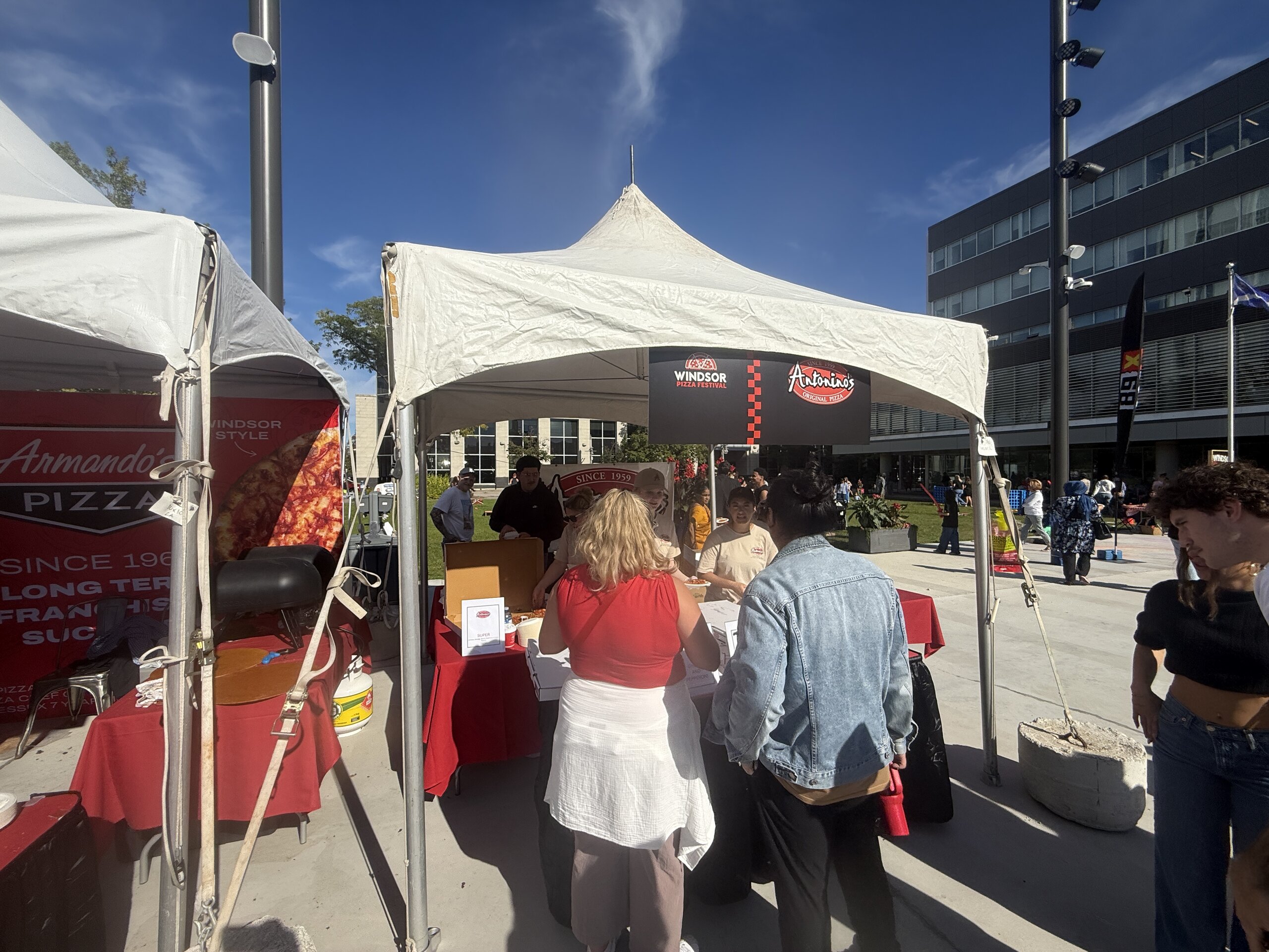 Armando's Pizza tent at the Windsor Pizza Festival 2026